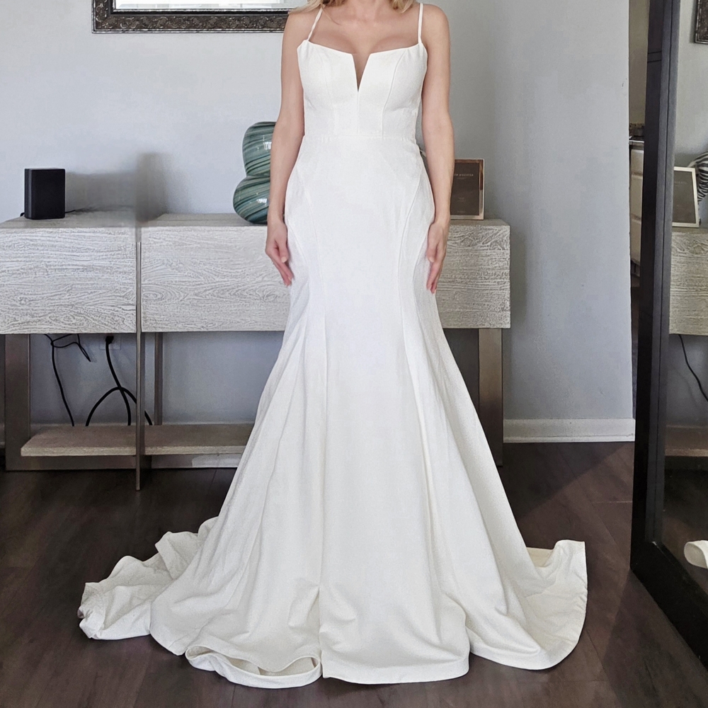 Sophisticated White Bridal Gown